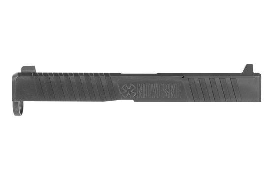 Glock 17 Gen 5 optic-ready slide with compatibility with multiple footprints.